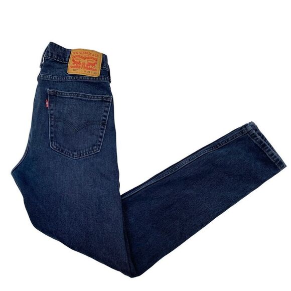 Ladies Levis 501 Indigo Wash‎ Skinny Fit Jeans Size 27x27 - Picture 2 of 11